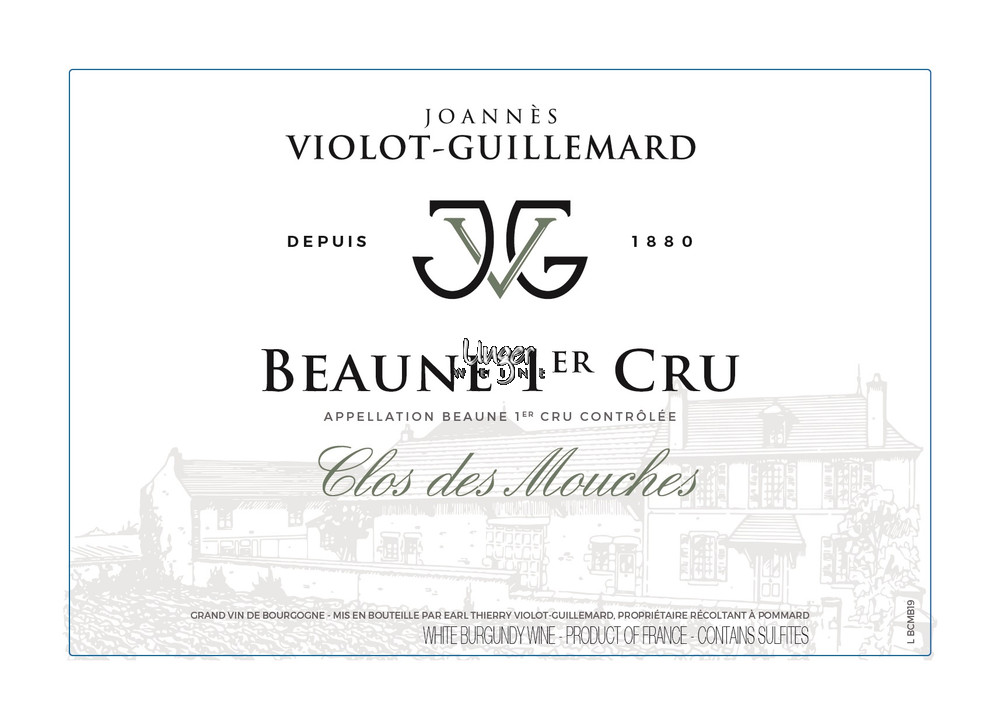 2022 Beaune Clos des Mouches 1er Cru Joannes Violot-Guillemard Cote de Beaune