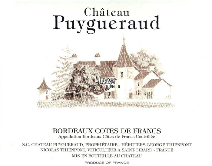 2015 Chateau Puygueraud Cotes de Francs