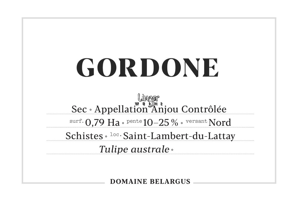 2022 Gordone Domaine Belargus Anjou