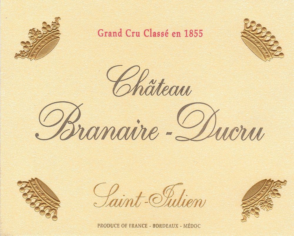 Chateau Branaire Ducru 2001