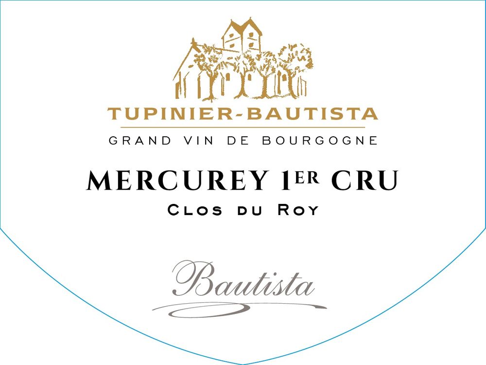 ⁨Domaine Tupinier-Bautista - Mercurey Clos du Roy 1er Cru Rouge 2021⁩ ⁨0,75 L⁩