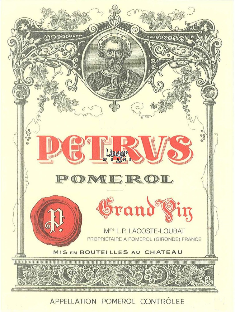 2020 Petrus - Ex Chateau Chateau Petrus Pomerol