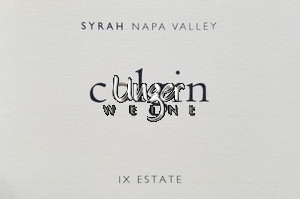 2013 IX Estate Syrah Colgin Napa Valley