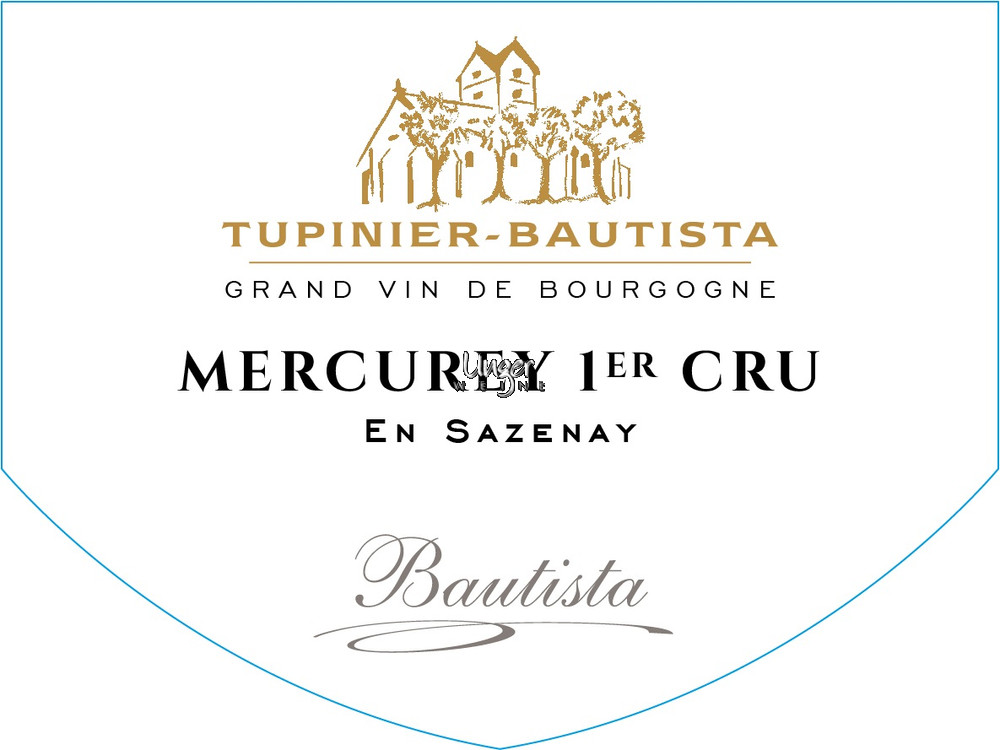 2021 Mercurey En Sazenay 1er Cru Blanc Domaine Tupinier-Bautista Cote Chalonnaise