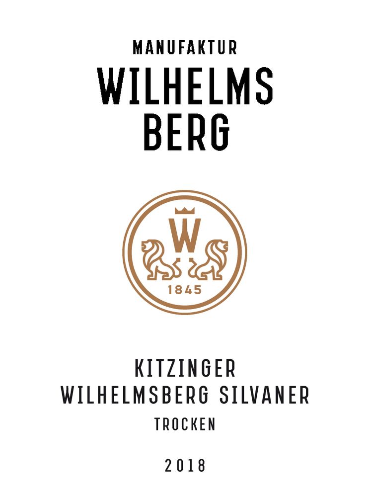 Gut Wilhelmsberg - Kitzinger Wilhelmsberg, Silvaner trocken 2018