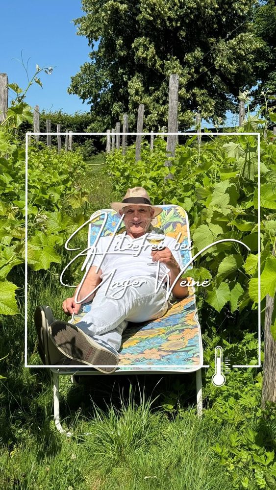 Hitzefrei für Ihre Bestellungen. 🥵☀️🍷
Da wir bei diesen hohen Temperaturen nicht versenden können und möchten, dürfen die bestellten Weinflaschen die angenehme Kühle des Unger Weine Lagers genießen. 
Das bedeutet natürlich nicht, dass wir tatsächlich die Beine hochlegen - Wir arbeiten nach wie vor an Ihren Bestellungen und sind
Mo-Fr 09:00 - 17:00 Uhr 
für Sie erreichbar. 📞🍷
