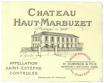 Chateau Haut Marbuzet 2019