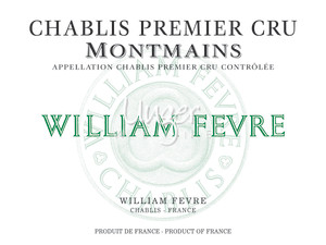 2020 Chablis Montmains 1er Cru Domaine William Fevre Chablis