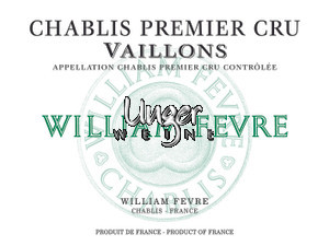 2020 Chablis Vaillons 1er Cru Domaine William Fevre Chablis