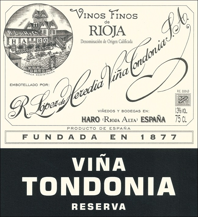 Heredia, Lopez - Vina Tondonia Reserva 2009