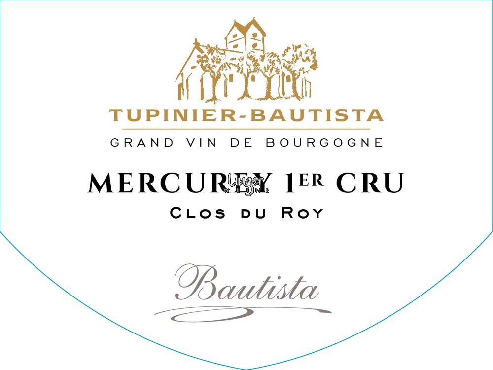 2021 Mercurey Clos du Roy 1er Cru Rouge Domaine Tupinier-Bautista Cote Chalonnaise