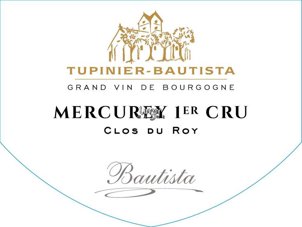 2021 Mercurey Clos du Roy 1er Cru Rouge Domaine Tupinier-Bautista Cote Chalonnaise