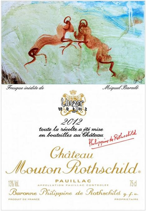 2012 Chateau Mouton Rothschild Pauillac