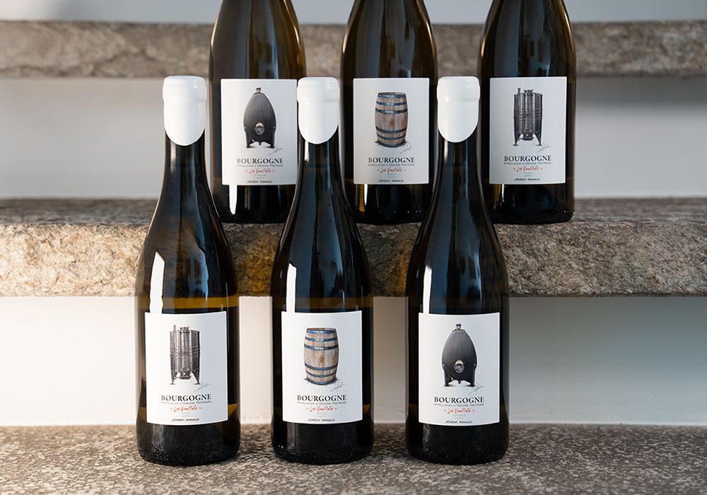 2023 Bourgogne Blanc "Les Veuillots" (Bois-Ovoïde-Inox) Domaine Jeremy Arnaud Burgund