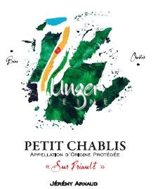 2022 Petit Chablis Sur Priault Village de Beine Domaine Jeremy Arnaud Chablis