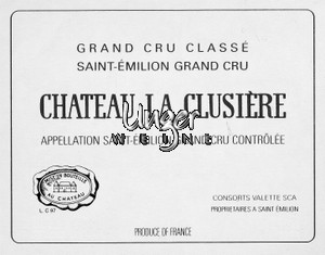 2001 Chateau La Clusiere Saint Emilion