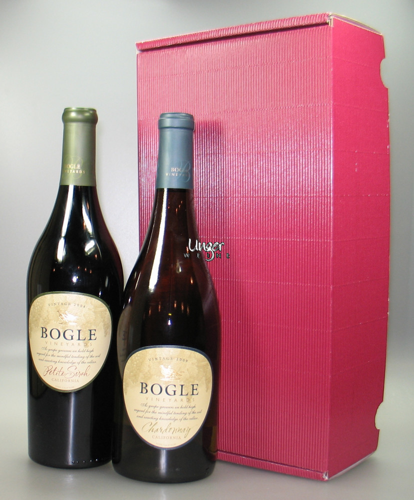 Geschenk-Karton fĂĽr 2 Flaschen Unger Weine