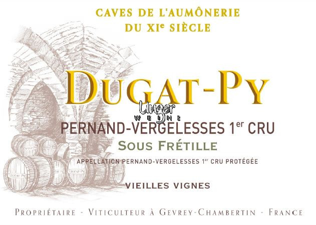 2021 Pernand Vergelesses Sous Fretille 1er Cru Vieilles Vignes Dugat Py Cote de Beaune