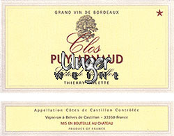 2020 Chateau Clos Puy Arnaud Cotes de Castillon