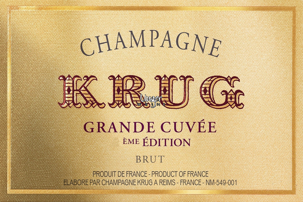 Champagner Grande Cuvee 167eme Edition, brut Krug Champagne