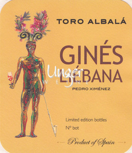 1910 Don Px Gines Liebana Seleccion Toro Albala DO Montilla Moriles
