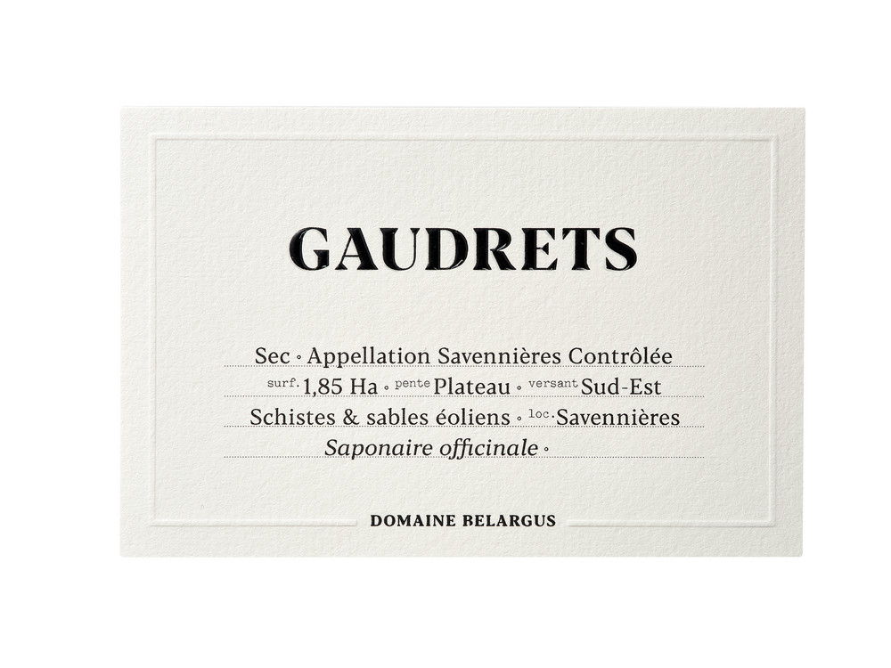 Domaine Belargus - Gaudrets 2021 0,75 L