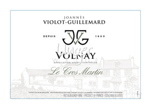 2020 Volnay Le Cros Martin Joannes Violot-Guillemard Cote de Beaune