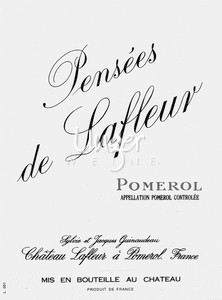 2022 Pensees de Lafleur Chateau Lafleur Pomerol