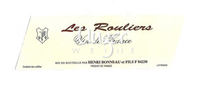 Les Rouliers (LOTR0422) Domaine Henri Bonneau Chateauneuf du Pape