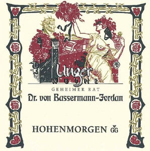 2014 Hohenmorgen Riesling GG Trocken Bassermann Jordan Pfalz