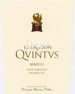 2020 Le Dragon de Quintus Chateau Quintus Saint Emilion