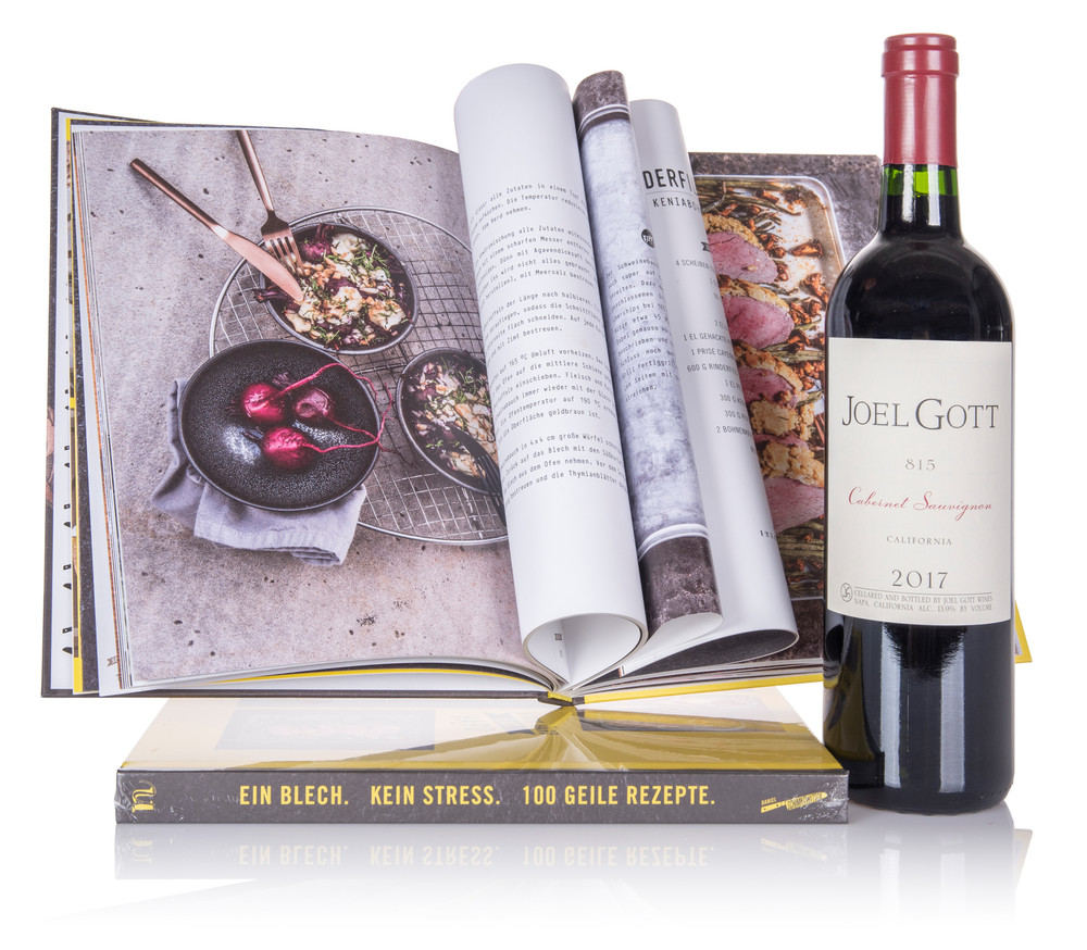 Joel Gott & * Sternekoch Daniel Schimkowitsch - Cabernet Sauvignon 815 & Ein Blech. Kein Stress. 100 geile Rezepte