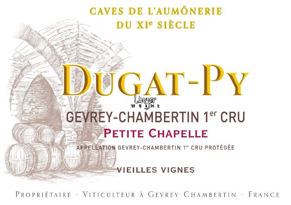 2017 Gevrey Chambertin Petite Chapelle 1er Cru Vieilles Vignes Dugat Py Cote de Nuits