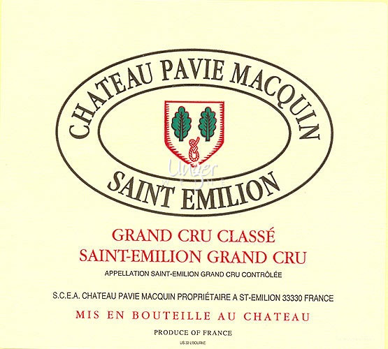 Chateau Pavie Macquin 1996