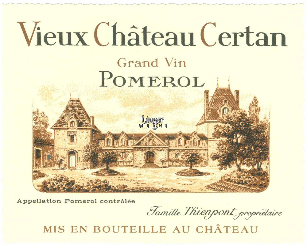 2017 Vieux Chateau Certan Pomerol