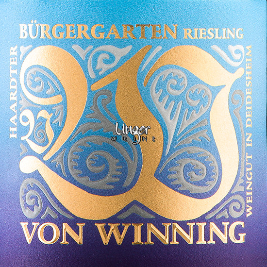 2021 Riesling Haardter Bürgergarten Erste Lage Weingut von Winning Pfalz