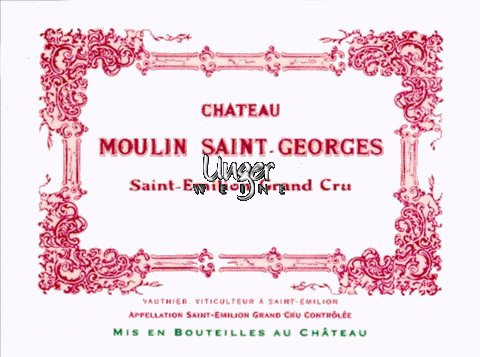 2001 Chateau Moulin Saint Georges Saint Emilion