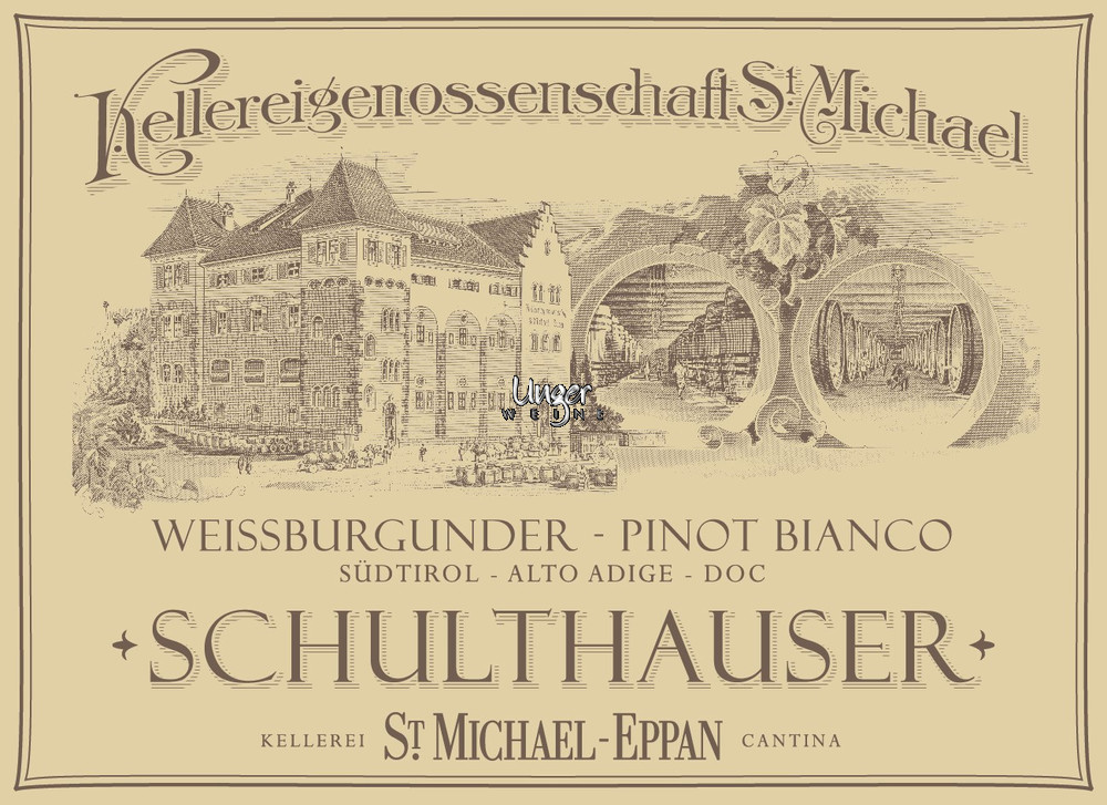 2019 Weißburgunder Schulthauser Kellerei St. Michael-Eppan Südtirol