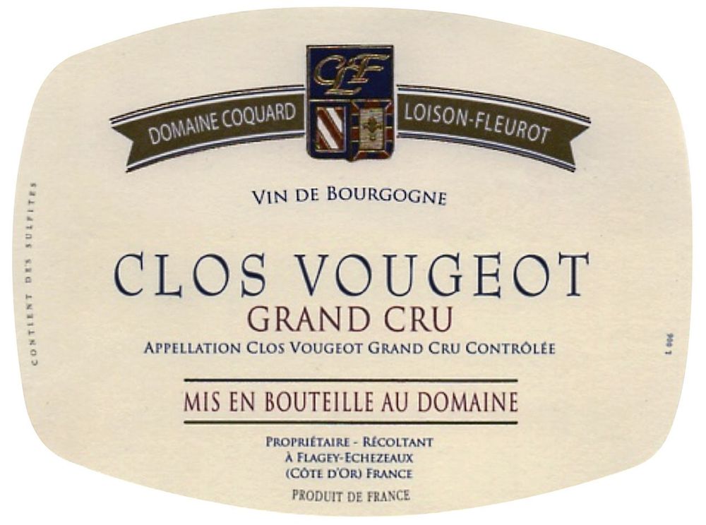 Coquard Loison Fleurot - Clos de Vougeot Grand Cru 2017