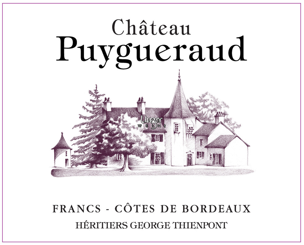2019 Chateau Puygueraud blanc Chateau Puygueraud Cotes de Francs