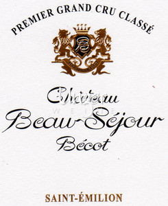 2018 Chateau Beau Sejour Becot Saint Emilion
