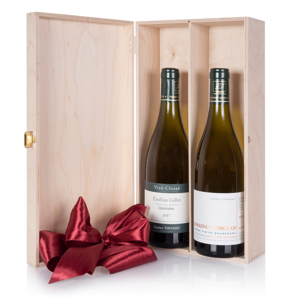 Domaine de la Bongran - Vire Clesse & Vire Clesse - CUVEE EJ THEVENET in Geschenkholzkiste