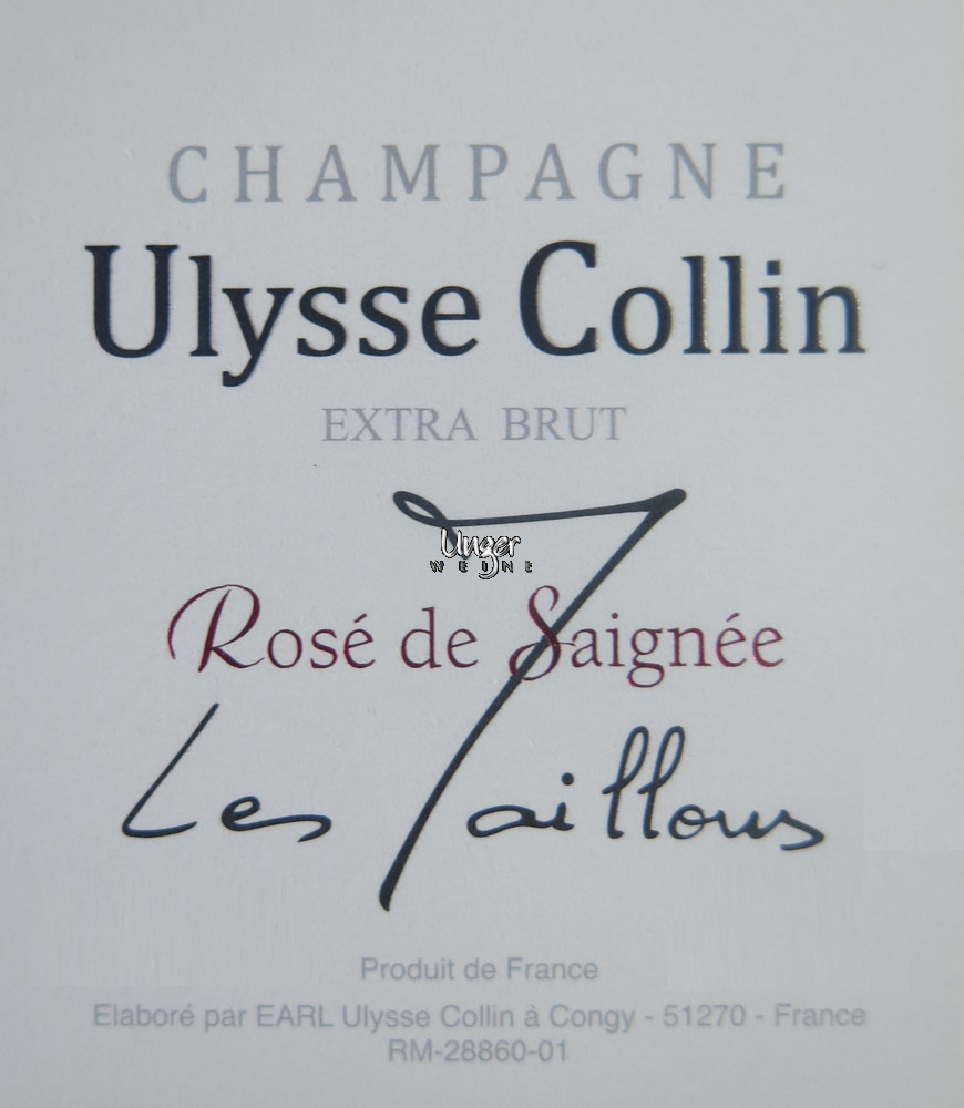 Champagner "Rose Les Maillons" Le Rose de Saignee Extra Brut (2016) Collin, Ulysse Champagne