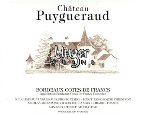 2015 Chateau Puygueraud (11+1) Chateau Puygueraud Cotes de Francs