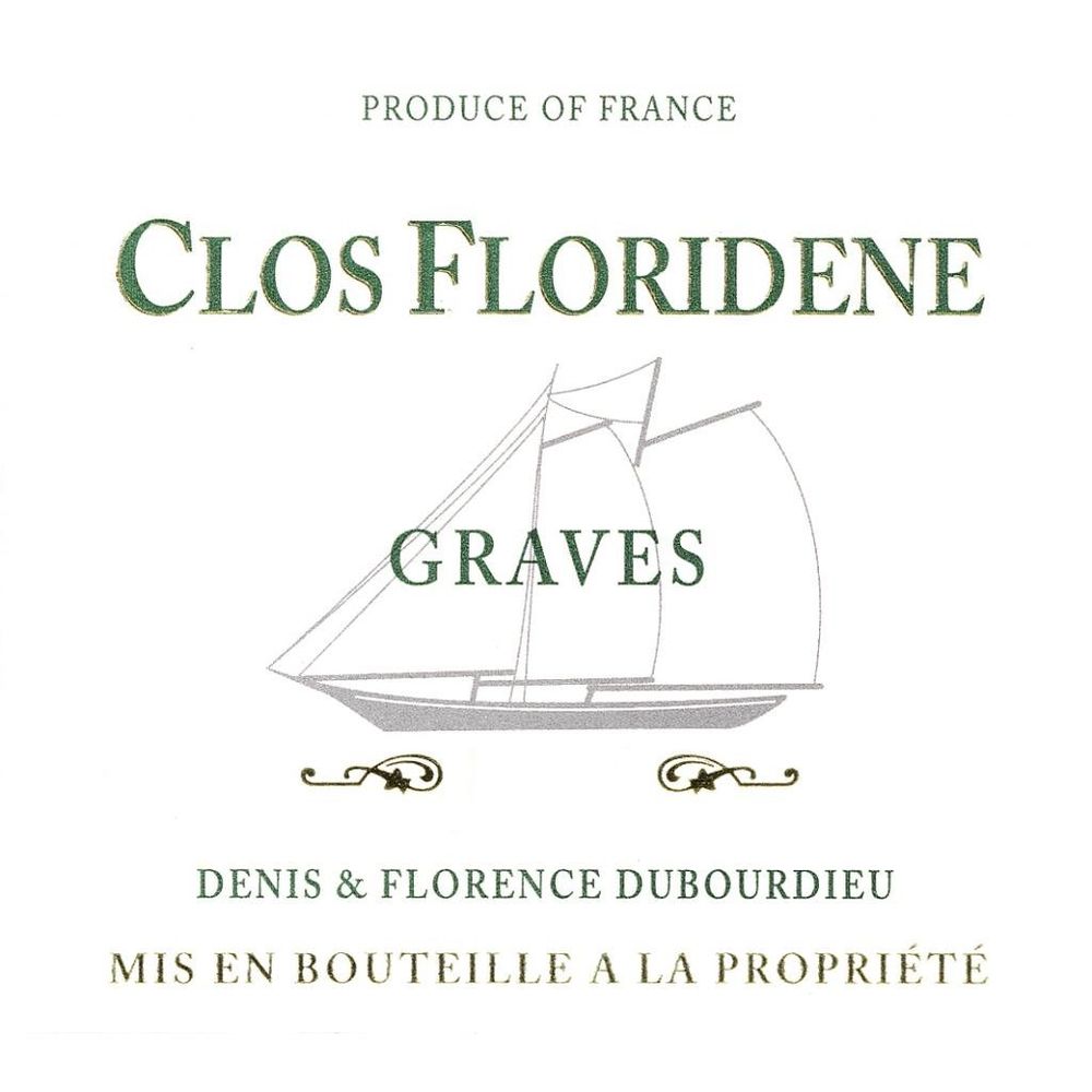 ⁨Chateau Clos Floridene - Chateau Clos Floridene Blanc 2019⁩ ⁨0,75 L⁩
