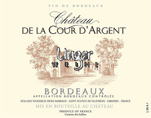 2006 Chateau de la Cour d´Argent Bordeaux AC