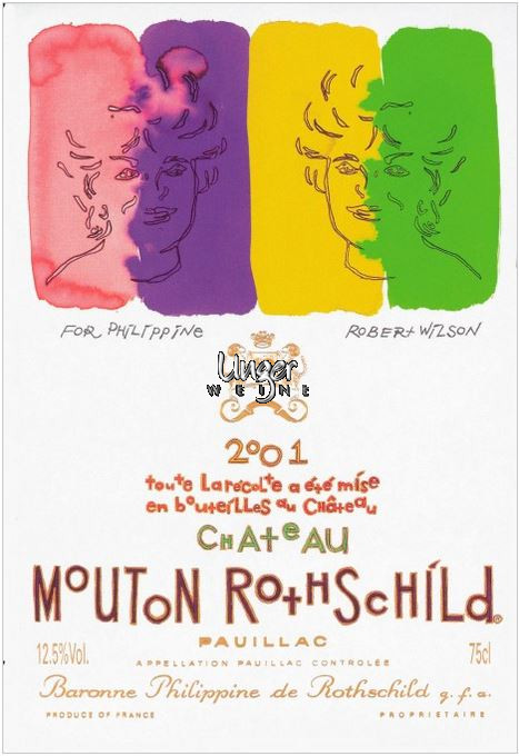 2001 Chateau Mouton Rothschild Pauillac