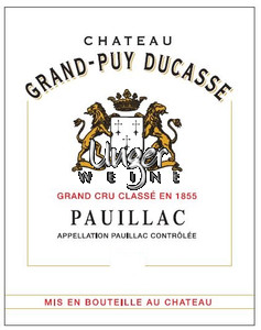 2019 Chateau Grand Puy Ducasse Pauillac