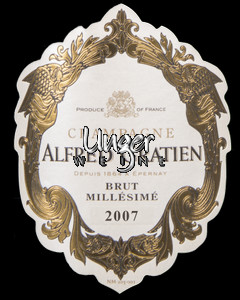 2007 Champagne Brut Millesime Gratien, Alfred Champagne