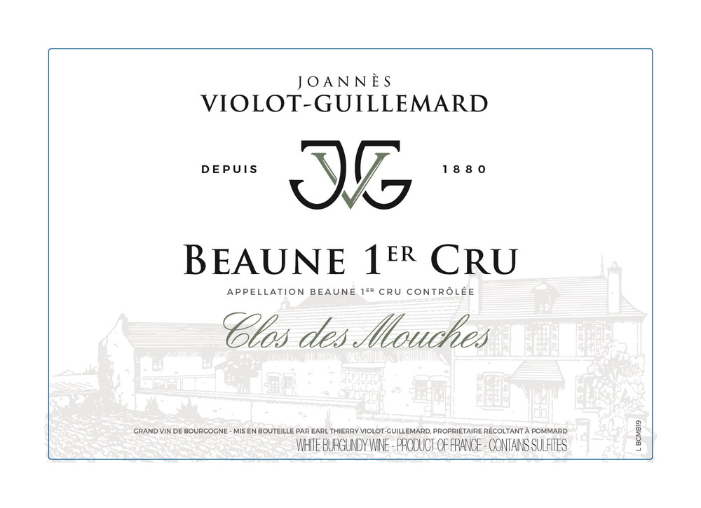 Joannes Violot-Guillemard - Beaune Clos des Mouches 1er Cru 2020 0,75 L